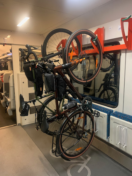 bikes in a train