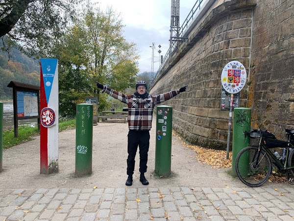 Border of Czechia and Deutschland